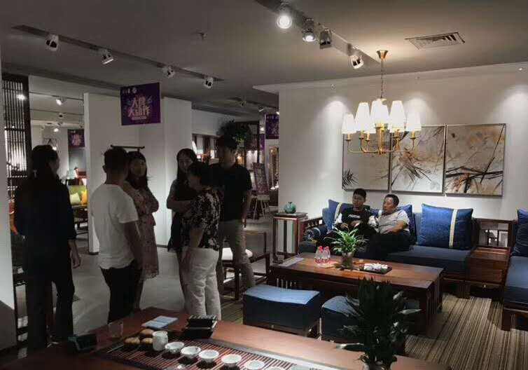 慶賀武漢東家花梨院子國慶期間僅一天開單破100萬