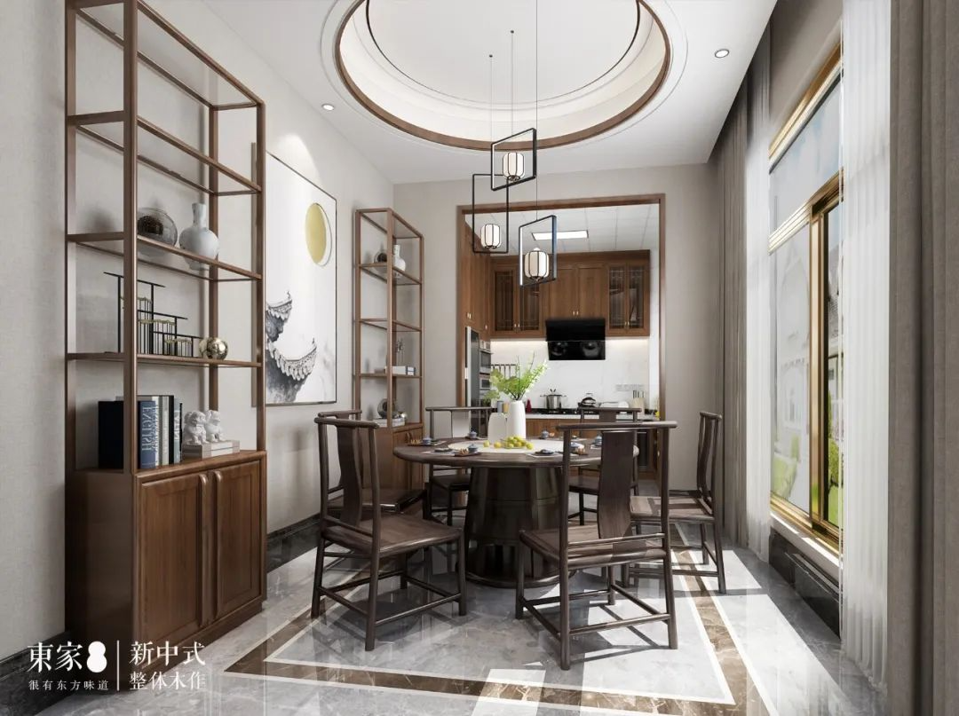 新中式案例 | 650m2中式院墅,閑聽花靜鳥喧,這樣的設計才有生活趣味
