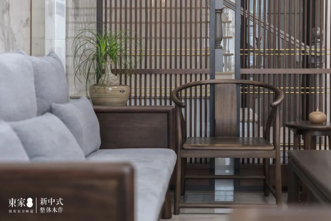 新中式案例 | 300m2別墅黑檀定制，真正的高級(jí)感，藏在不經(jīng)意的細(xì)節(jié)中