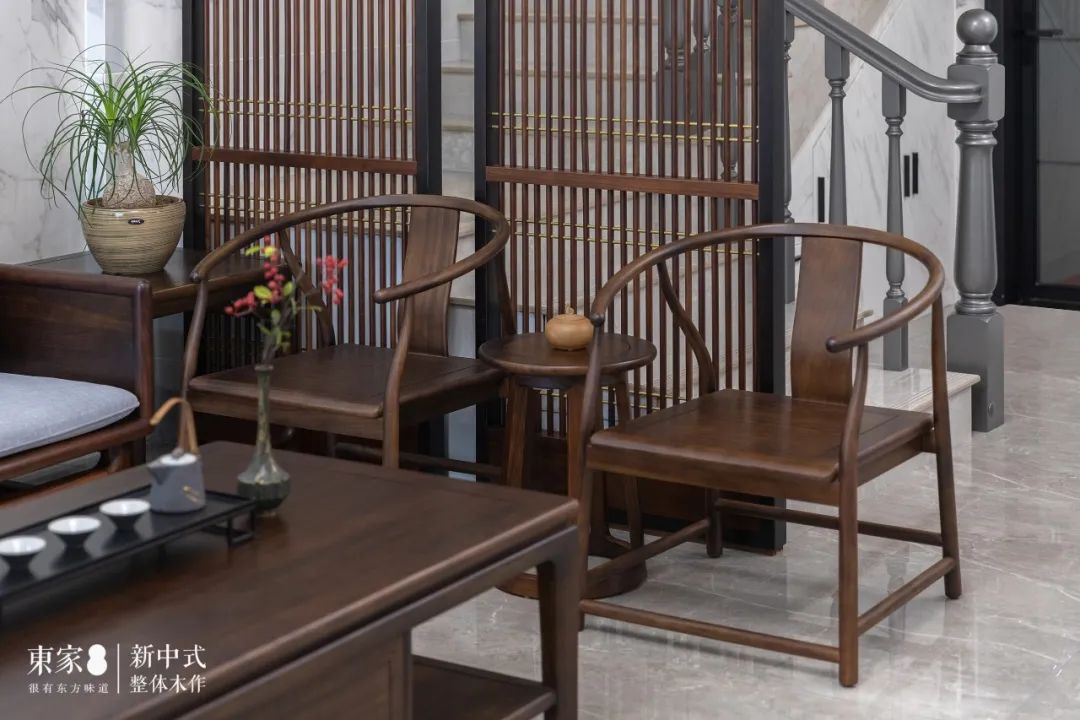 新中式案例 | 300m2別墅黑檀定制，真正的高級(jí)感，藏在不經(jīng)意的細(xì)節(jié)中