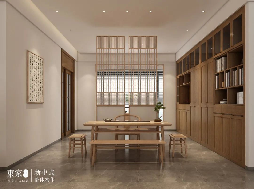 新中式案例 | 180㎡自然原木風，最適合打造意境空間