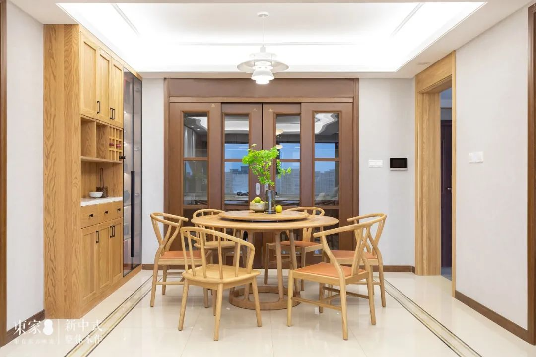 新中式案例 | 130m2精致原木風,開門即驚艷!