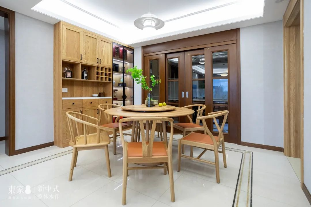 新中式案例 | 130m2精致原木風,開門即驚艷!