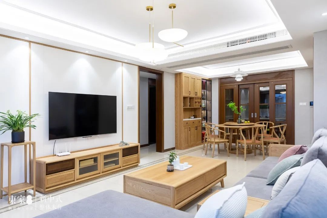 新中式案例 | 130m2精致原木風,開門即驚艷!