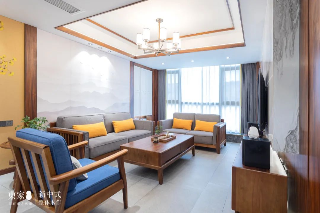 新中式案例 | 160m2復(fù)式居宅,隱形門(mén)設(shè)計(jì),驚艷巧妙!